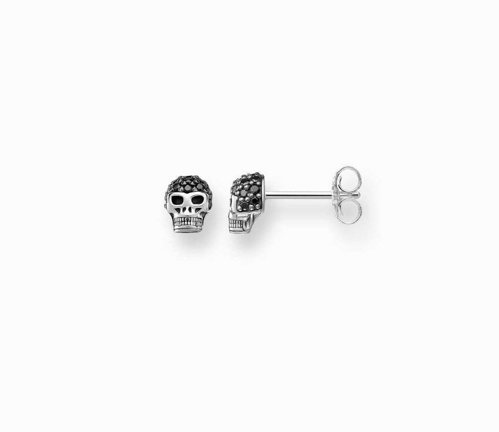 925 DEATHSKULL ZIRCONIA STUDS - KAYF