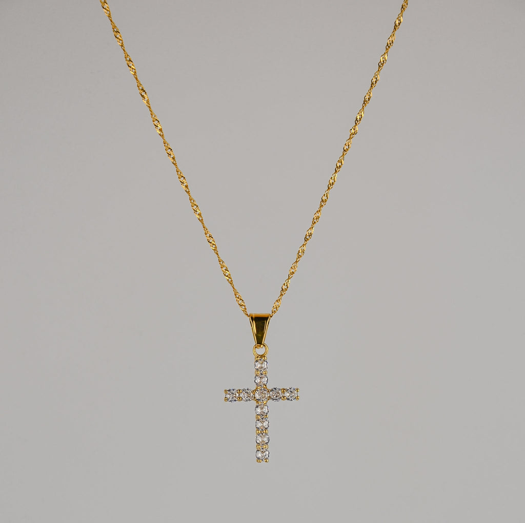 Cross Iced Out (Gold) - KAYF