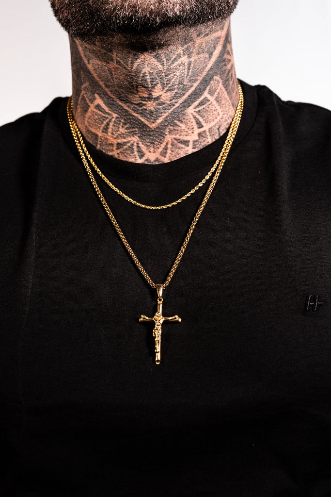 Jesus Cross (Gold) - KAYF