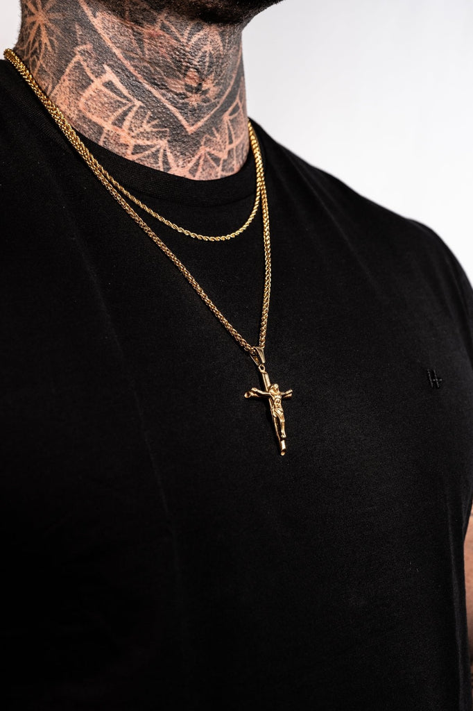 Jesus Cross (Gold) - KAYF