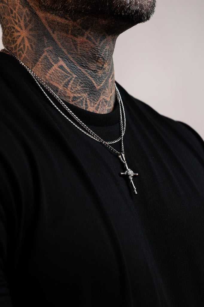 Rose Cross (Silver) - KAYF