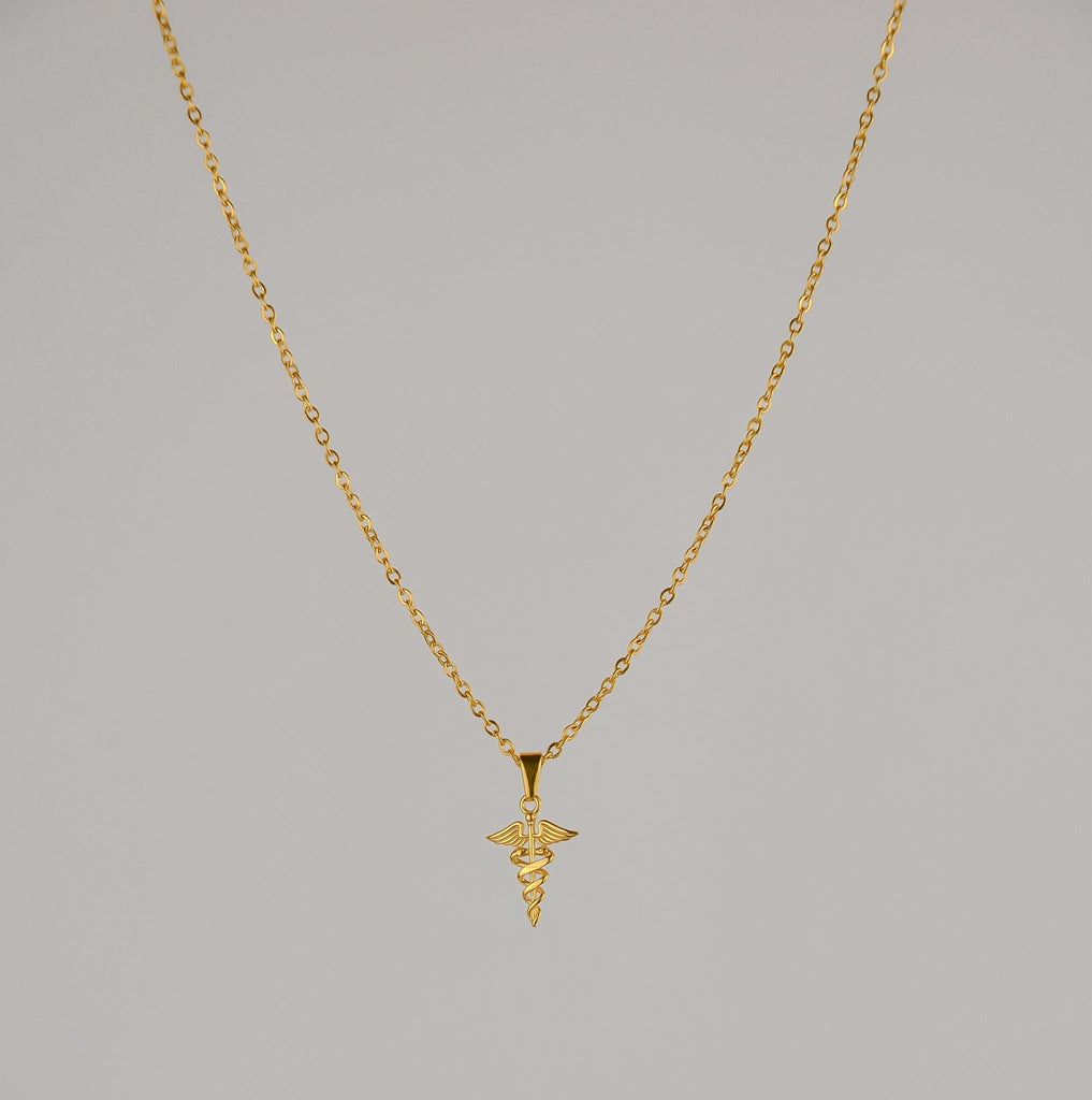 Small Caduceus (Gold) - KAYF