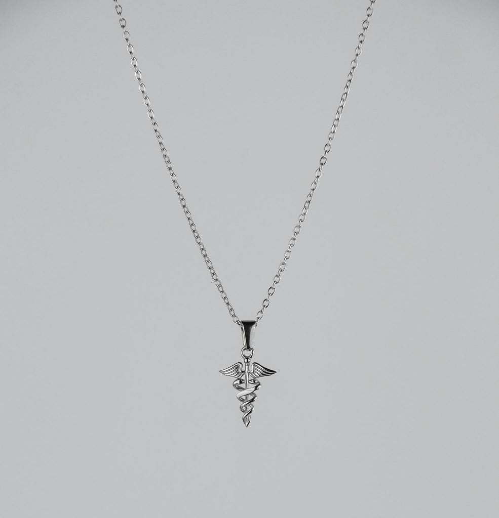 Small Caduceus (Silver) - KAYF