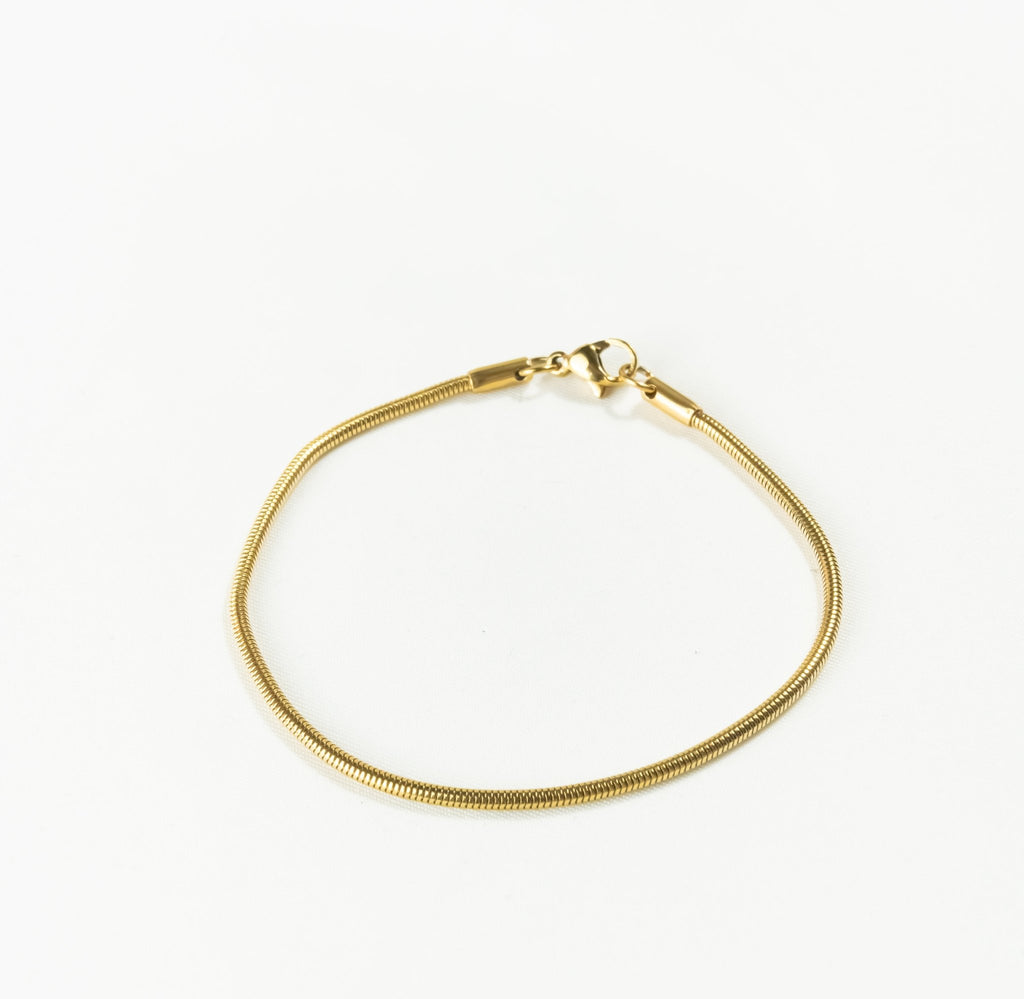 Snake Chain Bracelet (Gold) - KAYF