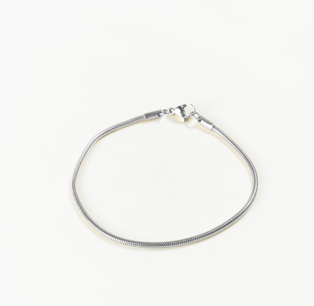 Snake Chain Bracelet (Silver) - KAYF